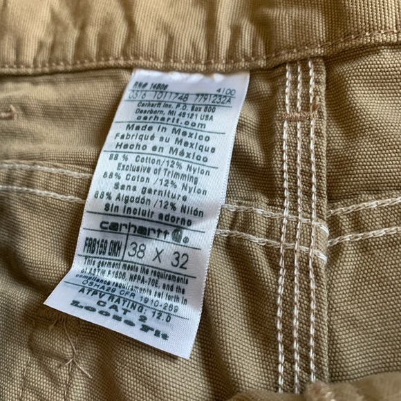 NWT Carhartt FR Midweight Canvas Jean (38 X 32) - Picture 6 of 7